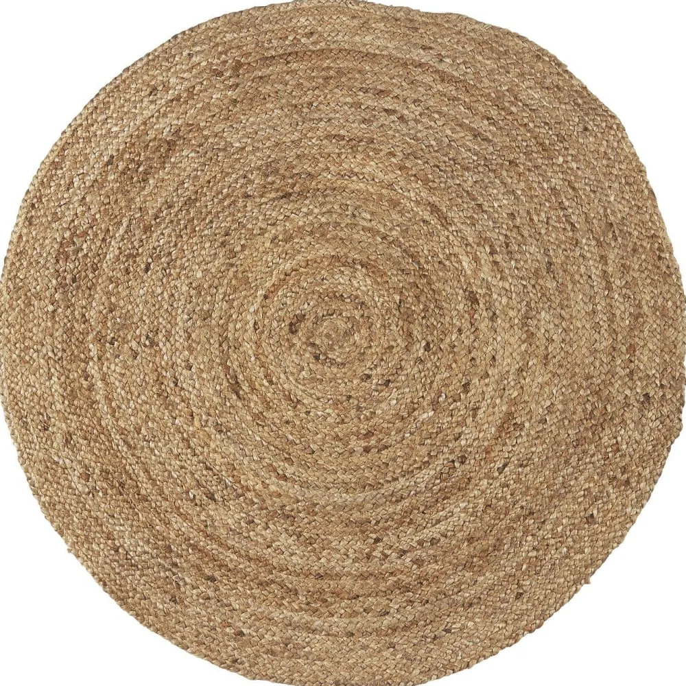 IB Laursen Seegras- & Juteteppiche|Teppiche-Teppich rund natur Jute