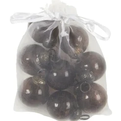 IB Laursen Weihnachtsdeko-Tüte mit 8 Weihnachtskugeln mini