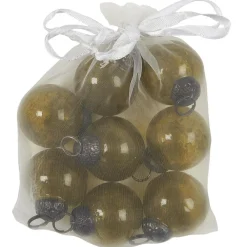 IB Laursen Weihnachtsdeko-Tüte mit 8 Weihnachtskugeln mini