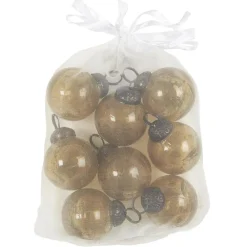 IB Laursen Weihnachtsdeko-Tüte mit 8 Weihnachtskugeln mini