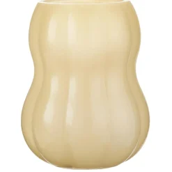 IB Laursen Vasen-Vase mit Rillen Veneto durchgefärbtes Glas