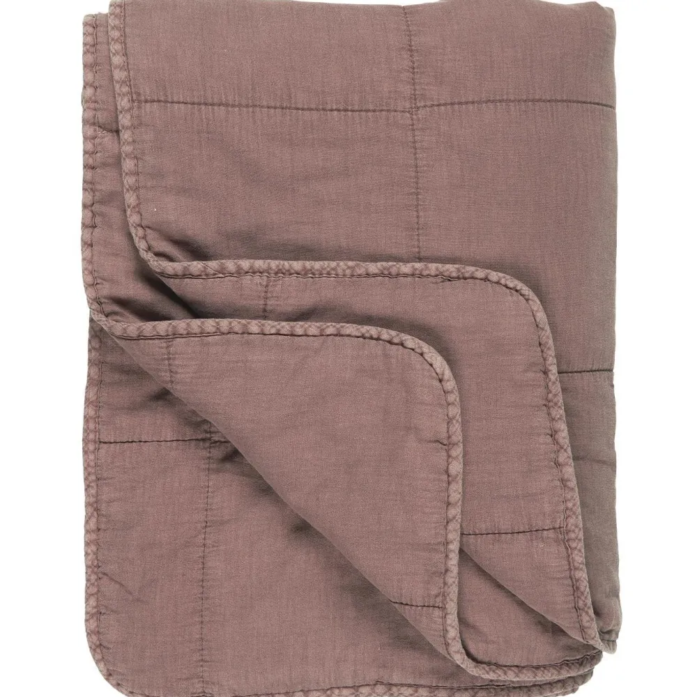IB Laursen Decken & Plaids|Garten-Textilien-Vintage Quilt unifarben
