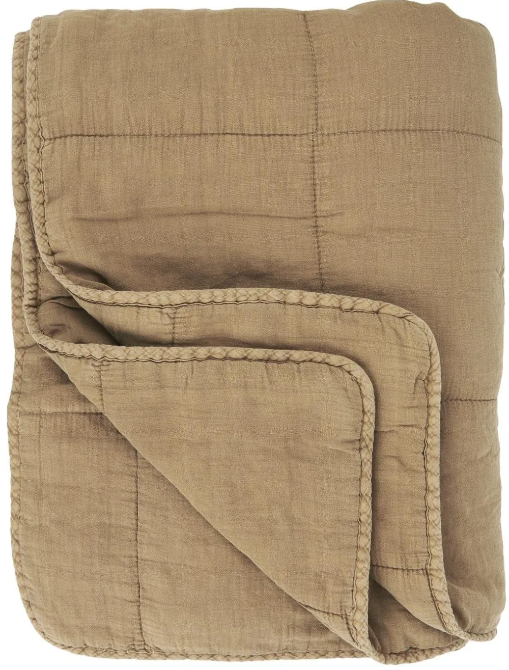 IB Laursen Decken & Plaids|Garten-Textilien-Vintage Quilt unifarben
