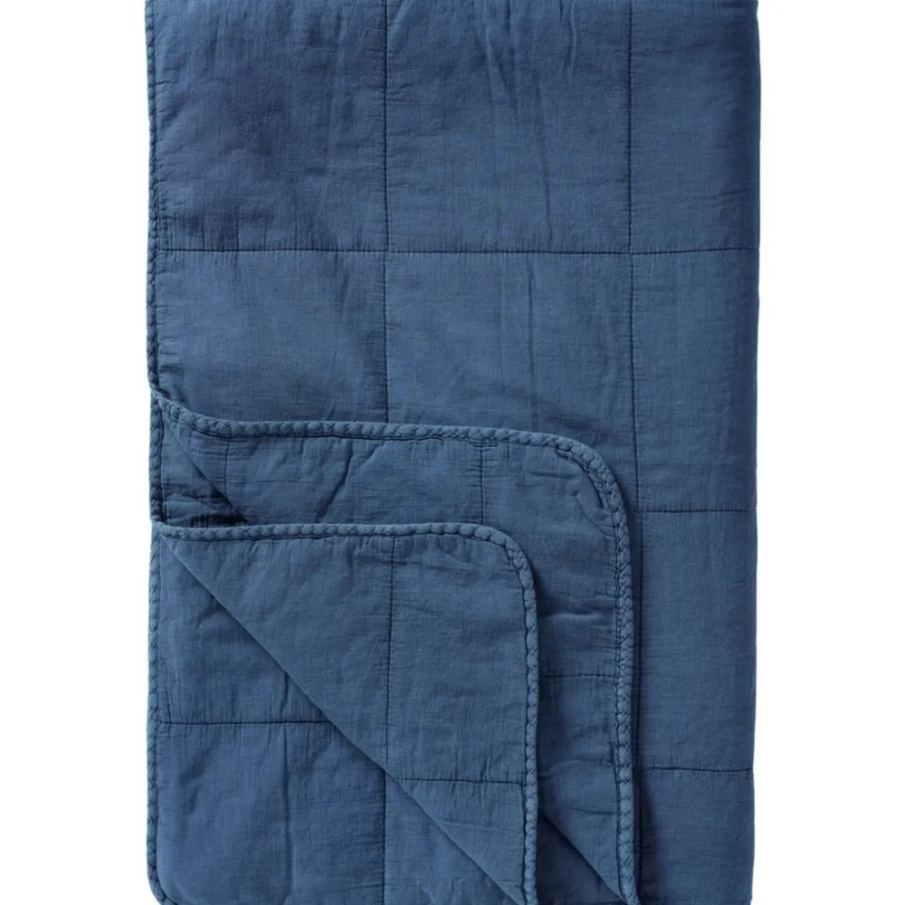 IB Laursen Decken & Plaids|Garten-Textilien-Vintage Quilt unifarben