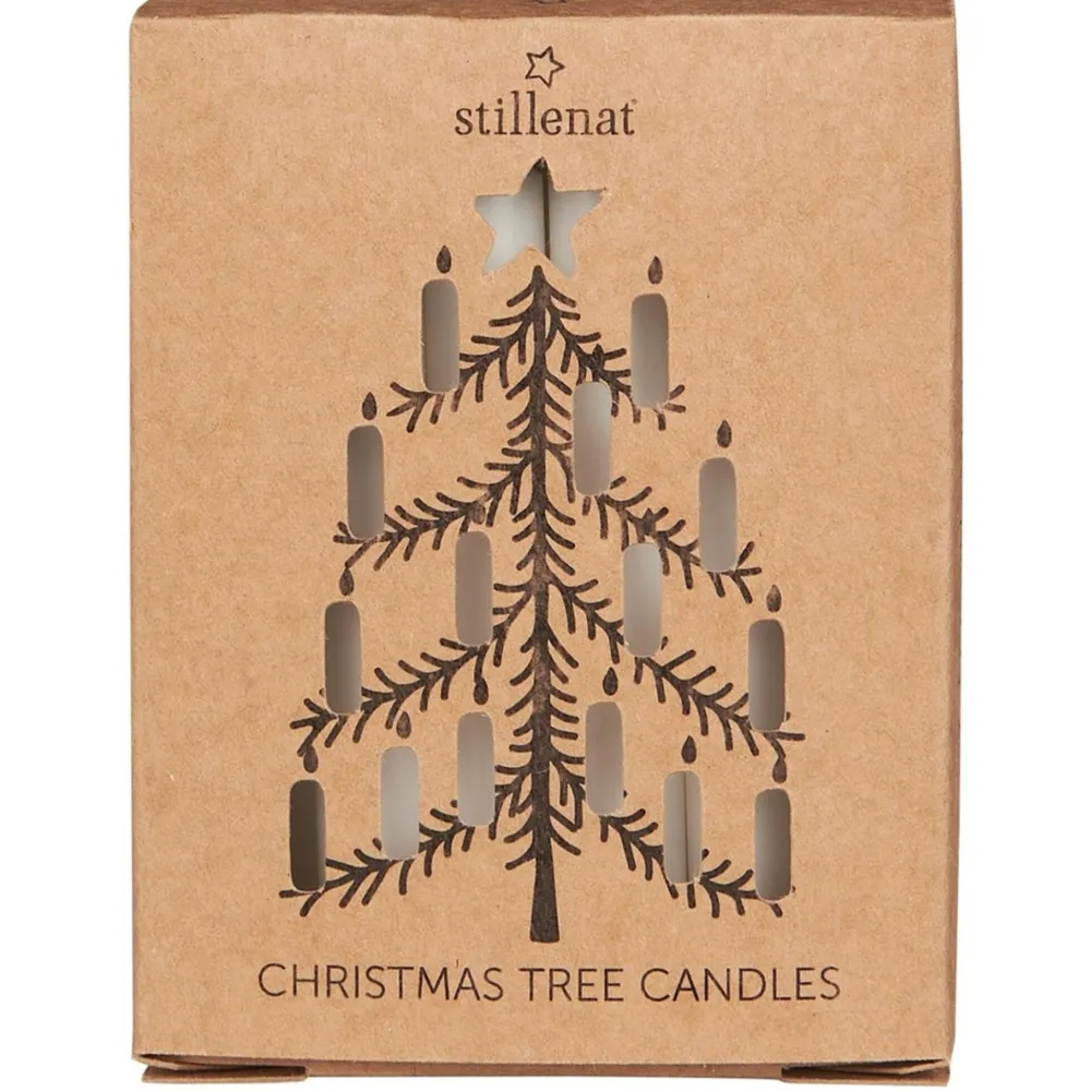 IB Laursen Weihnachtsdeko|Weihnachts- & Adventskerzen-Weihnachtsbaum Kerzen, Schachtel, 12er