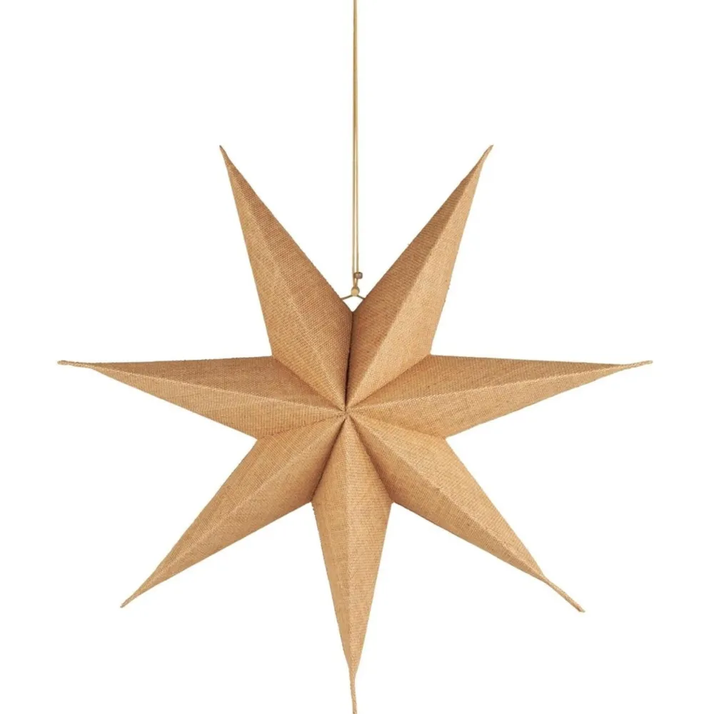IB Laursen Weihnachtsdeko-Weihnachtsdeko Stern Stella aus Jute
