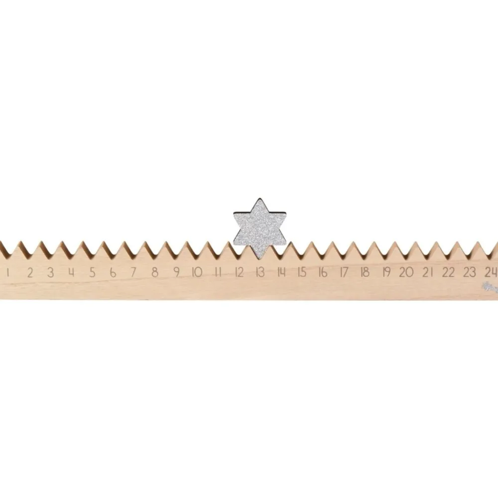 IB Laursen Weihnachtsdeko-Weihnachtskalender 1-24 aus Holz