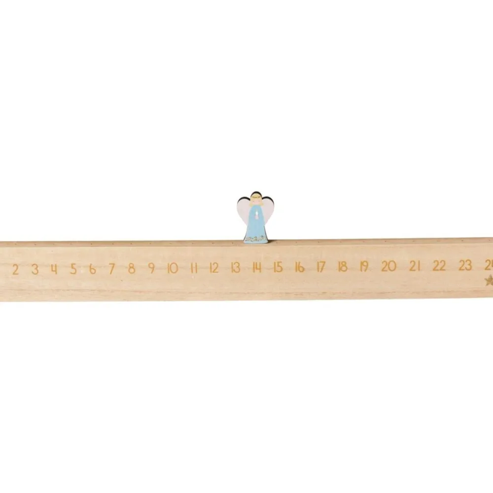 IB Laursen Weihnachtsdeko-Weihnachtskalender 1-24 aus Holz
