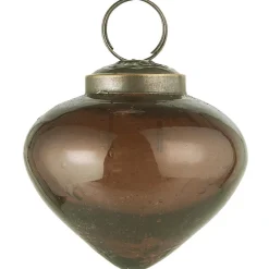 Ib Laursen Weihnachtsdeko-Weihnachtskugel bubbled Glas zwiebelförmig