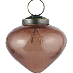 Ib Laursen Weihnachtsdeko-Weihnachtskugel bubbled Glas zwiebelförmig