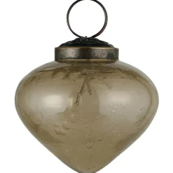 Ib Laursen Weihnachtsdeko-Weihnachtskugel bubbled Glas zwiebelförmig