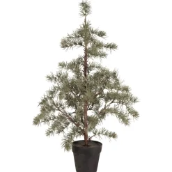 IB Laursen Weihnachtsdeko|Kunstblumen & Kunstpflanzen-Zederbaum im Topf