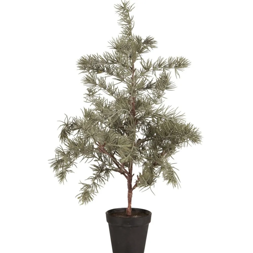 IB Laursen Weihnachtsdeko|Kunstblumen & Kunstpflanzen-Zederbaum im Topf