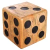 Invicta Beistelltische & Couchtische|Hocker & Poufs-Beistelltisch, Hocker Cube Würfel