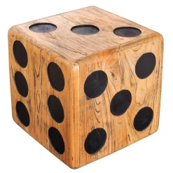 Invicta Beistelltische & Couchtische|Hocker & Poufs-Beistelltisch, Hocker Cube Würfel