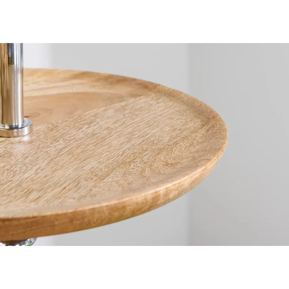 Invicta Etageren & Kuchenplatten-Deko Etagere Pure Nature Mangoholz