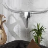 Invicta Wanddekoration-Geweih Bull Aluminium