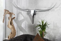 Invicta Wanddekoration-Geweih Bull Aluminium