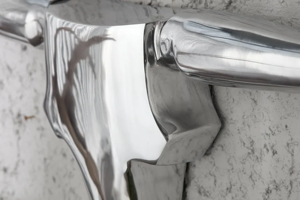 Invicta Wanddekoration-Geweih Bull Aluminium