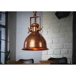 Invicta Deckenlampen-Pendelleuchte Industrial Kupfer meliert