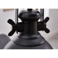 Invicta Deckenlampen-Pendelleuchte Industrial Metall schwarz Industriestil