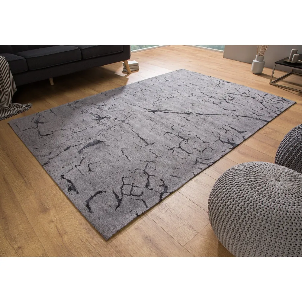Invicta Teppiche-Teppich aus Baumwolle Fragments 240x160cm grau