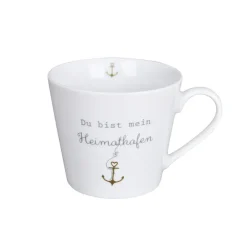 Krasilnikoff Becher, Tassen & Cups|Geschirr & Tischdeko Skandinavisch-Cup, Du bist mein Heimathafen