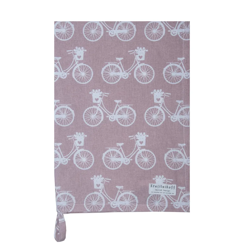 Krasilnikoff Geschirrtücher-Geschirrhandtuch Bikes