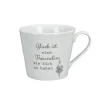 Krasilnikoff Becher, Tassen & Cups|Geschirr & Tischdeko Skandinavisch-Happy Cup, Glück ist eine Freundin wir dich zu haben