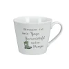 Krasilnikoff Becher, Tassen & Cups|Geschirr & Tischdeko Skandinavisch-Happy Cup, Gärtnern ist mein Yoga