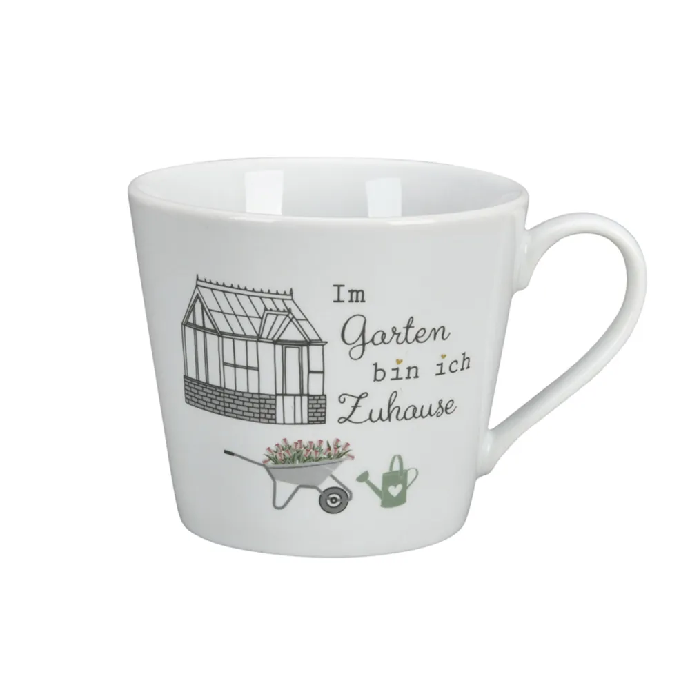 Krasilnikoff Becher, Tassen & Cups|Geschirr & Tischdeko Skandinavisch-Happy Cup Im Garten