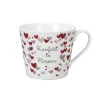 Krasilnikoff Becher, Tassen & Cups|Geschirr & Tischdeko Skandinavisch-Happy Cup Konfetti im Herzen