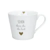 Krasilnikoff Becher, Tassen & Cups|Geschirr & Tischdeko Skandinavisch-Happy Cup Schön dass du da bist