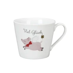 Krasilnikoff Becher, Tassen & Cups|Geschirr & Tischdeko Skandinavisch-Happy Cup Tasse Viel Glück