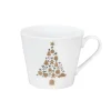Krasilnikoff Becher, Tassen & Cups|Geschirr & Tischdeko Skandinavisch-Happy Cup Tasse, Christmas Tree Gingerbread