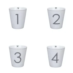 Krasilnikoff Weihnachtsdeko|Becher, Tassen & Cups-Happy Mug Advents 4er Set
