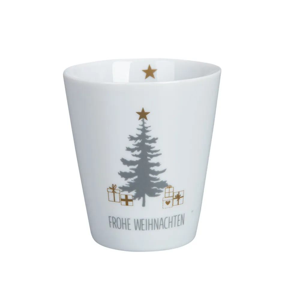 Krasilnikoff Becher, Tassen & Cups|Geschirr & Tischdeko Skandinavisch-Happy Mug Becher Frohe Weihnachten