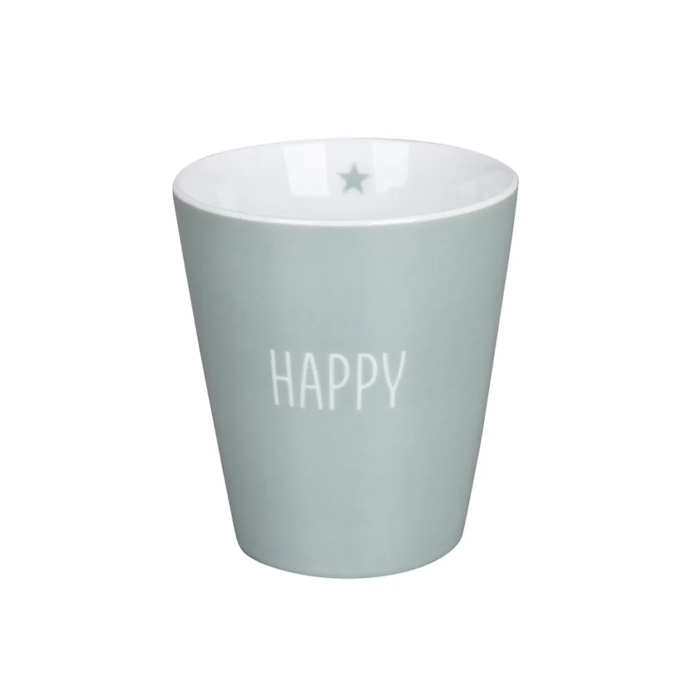 Krasilnikoff Becher, Tassen & Cups|Geschirr & Tischdeko Skandinavisch-Happy Mug Becher Happy