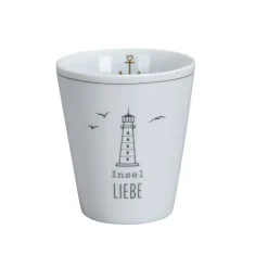 Krasilnikoff Becher, Tassen & Cups|Geschirr & Tischdeko Skandinavisch-Happy Mug Becher Insel Liebe