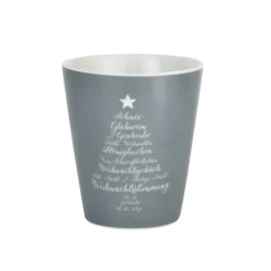 Krasilnikoff Weihnachtsdeko|Becher, Tassen & Cups-Happy Mug Becher Christmas Words