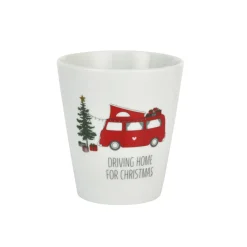 Krasilnikoff Weihnachtsdeko|Becher, Tassen & Cups-Happy Mug Becher Driving Home for Christmas, Camper