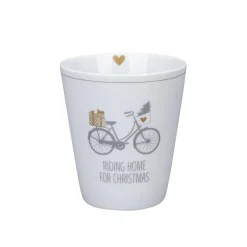 Krasilnikoff Weihnachtsdeko|Becher, Tassen & Cups-Happy Mug Becher Riding Home for Christmas