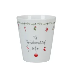 Krasilnikoff Weihnachtsdeko|Becher, Tassen & Cups-Happy Mug Becher, Es Weihnachtet sehr
