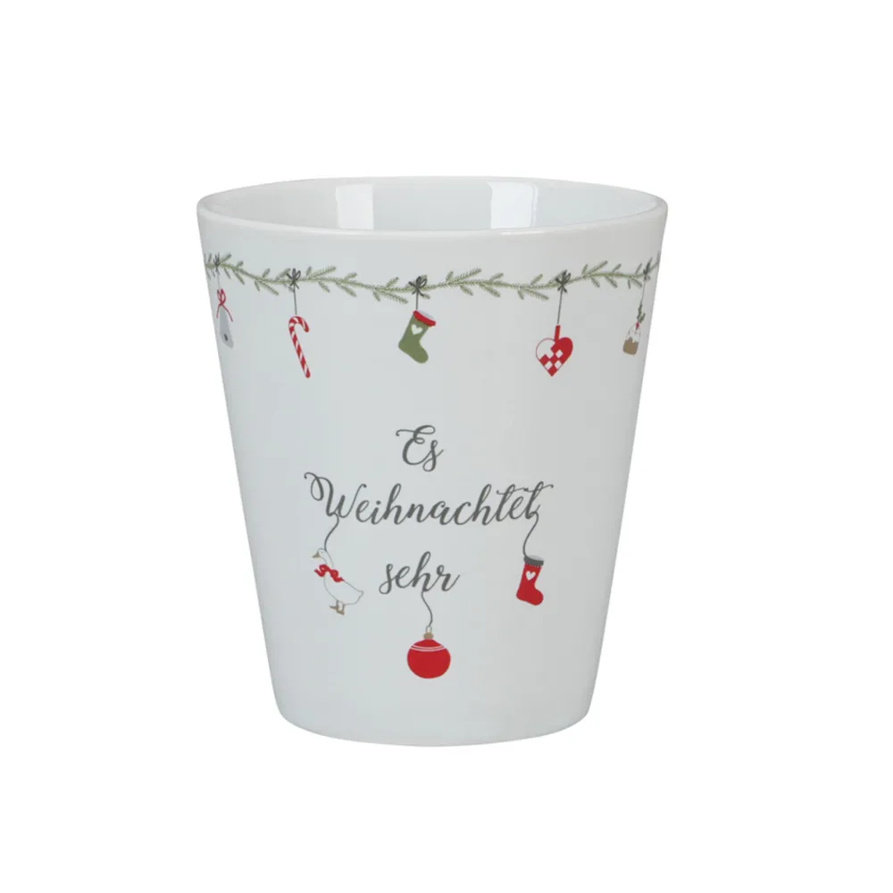Krasilnikoff Weihnachtsdeko|Becher, Tassen & Cups-Happy Mug Becher, Es Weihnachtet sehr