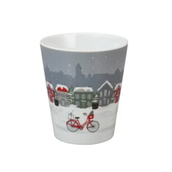 Krasilnikoff Weihnachtsdeko|Becher, Tassen & Cups-Happy Mug Becher, Riding in the city