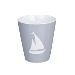 Krasilnikoff Becher, Tassen & Cups|Geschirr & Tischdeko Skandinavisch-Happy Mug Boat Silhouette