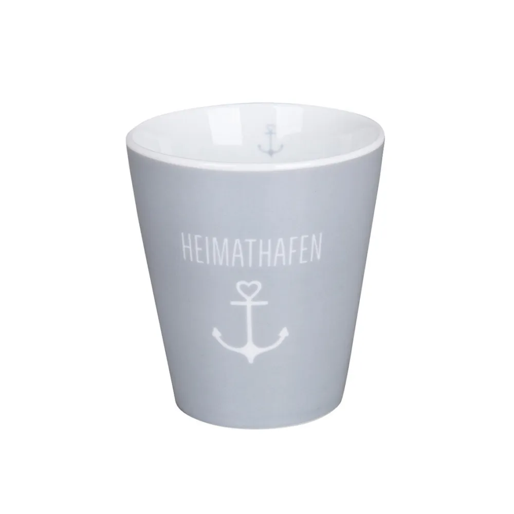 Krasilnikoff Becher, Tassen & Cups|Geschirr & Tischdeko Skandinavisch-Happy Mug Heimathafen