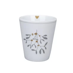 Krasilnikoff Weihnachtsdeko|Becher, Tassen & Cups-Happy Mug Mistletoe