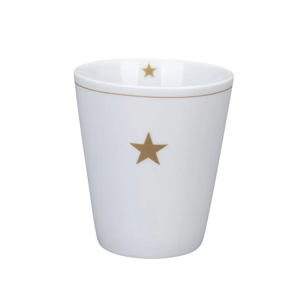 Krasilnikoff Becher, Tassen & Cups|Geschirr & Tischdeko Skandinavisch-Happy Mug Star aus Porzellan