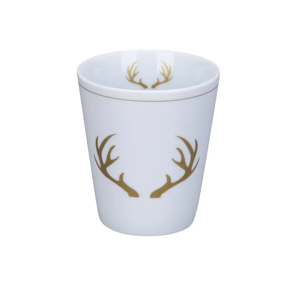 Krasilnikoff Weihnachtsdeko|Becher, Tassen & Cups-Happy Mug Winter Lodge